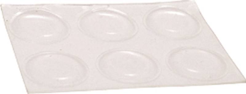 3/4 CLEAR SELF ADHESIVE BUMPER 8/CARD"