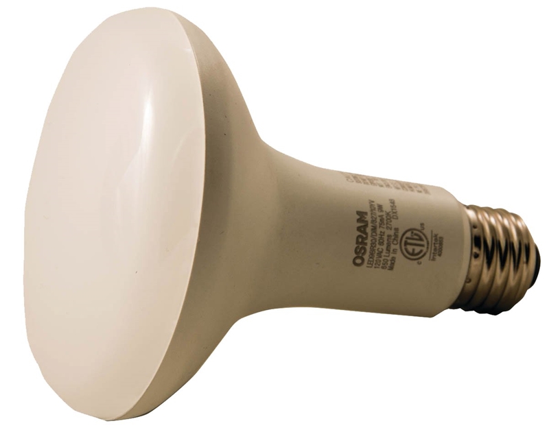 BULB LED 10YR 65W BR30 27K 2PK
