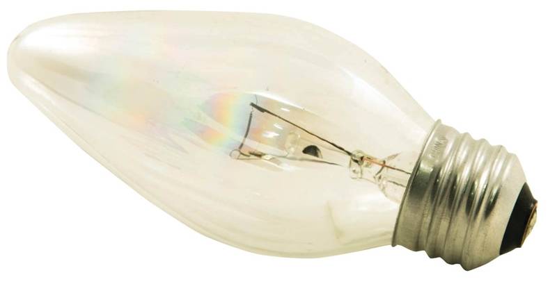 BULB DCRTV CLR FLM TIP F15 40W