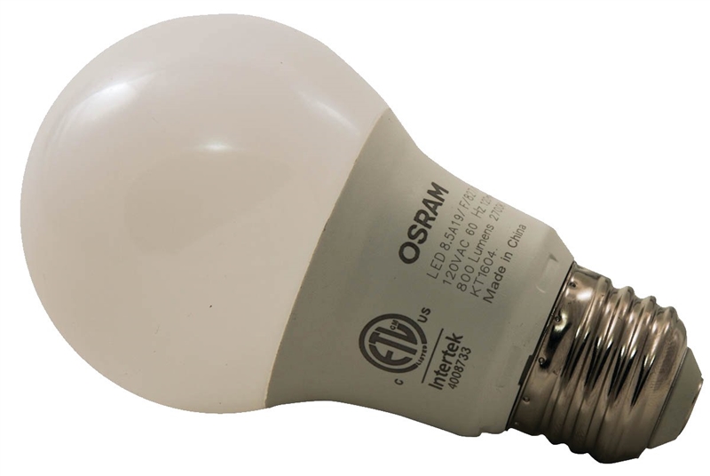 BULB LED 10YR 60W A19 5K 4PK