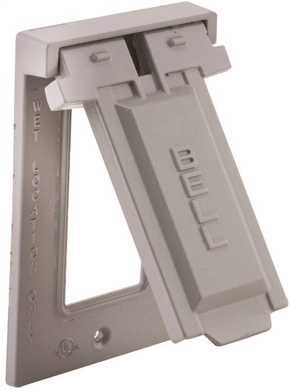 BOX COVER ELEC GFCI VERT 2X3IN