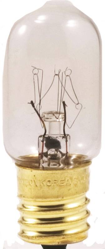 BULB APPL 15W 120V CLR INTERBS