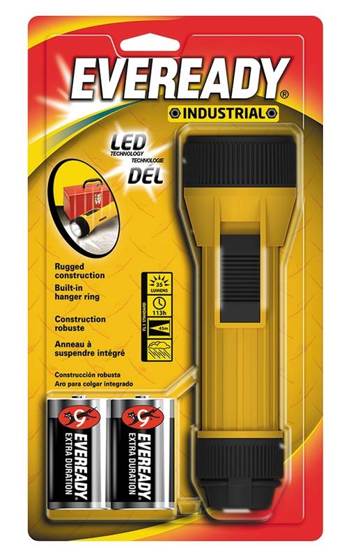FLASHLIGHT 2D LED IND EVEREADY