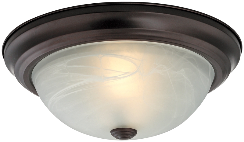 FIXTURE CEIL 2LT FLSH 13IN ORB