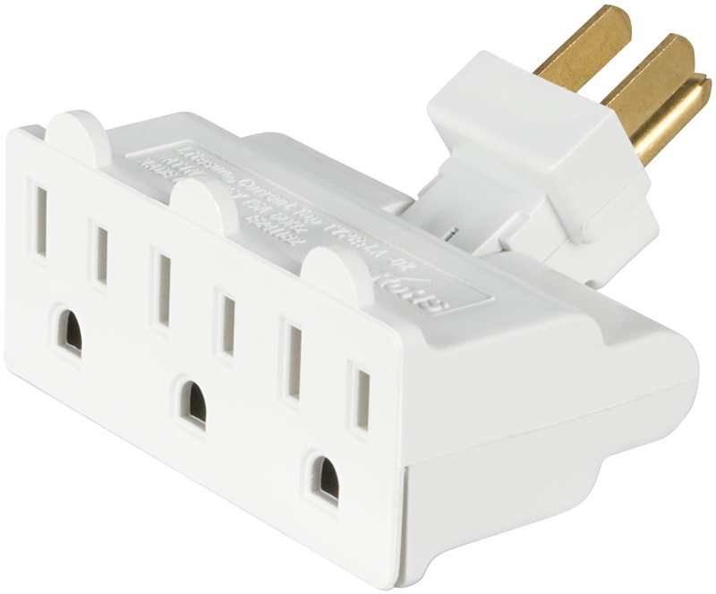 PLG OUTLET  WHT 15A 125V