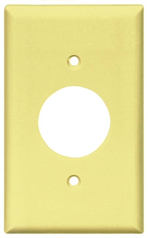 WALL PLATE SINGLE 1GANG IVORY