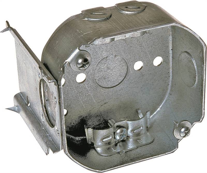 BOX OCTAGN STL BRKT 4IN 15.5CU