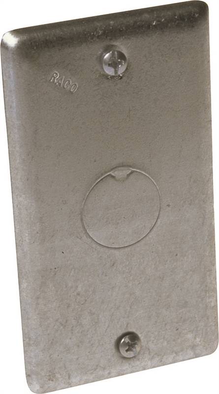 COVER UTLITY BX STL 1G .5IN KO