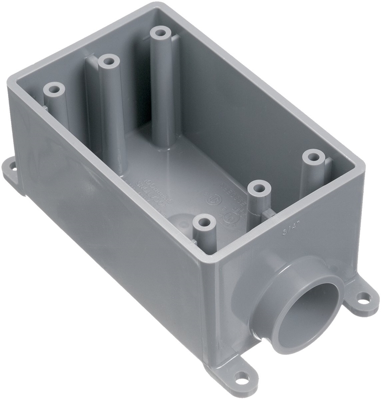 SWITCHBOX PVC 1G FSE EXPD 3/4