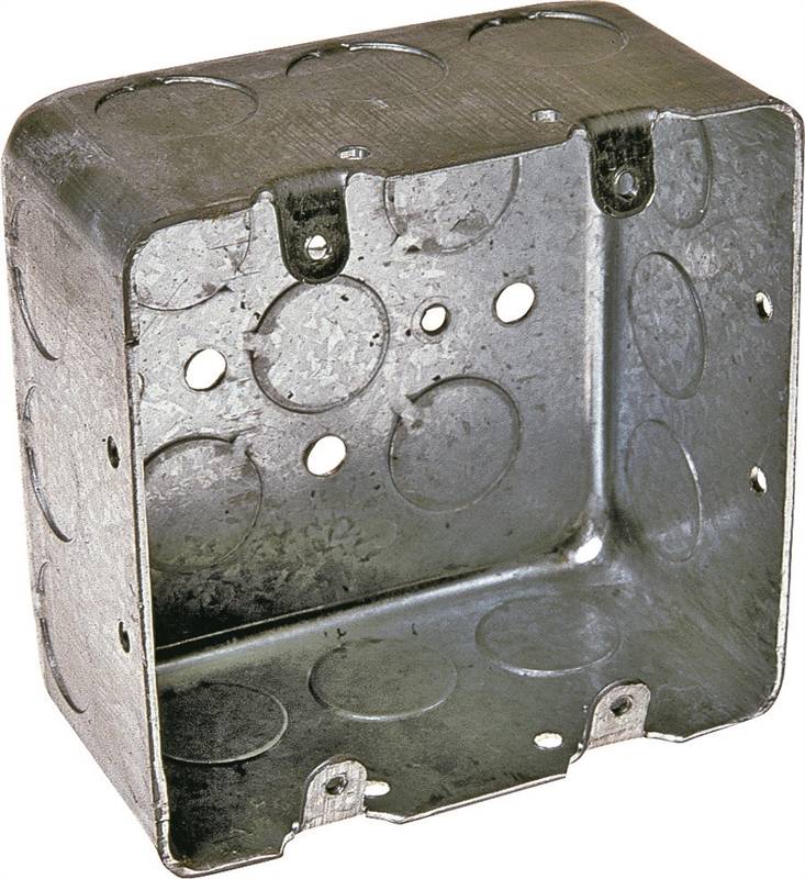 SWITCHBOX STL 2G 2-1/8IN DEEP