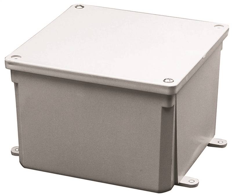 BOX JUNCTION PVC DIR BRL 6X6X4