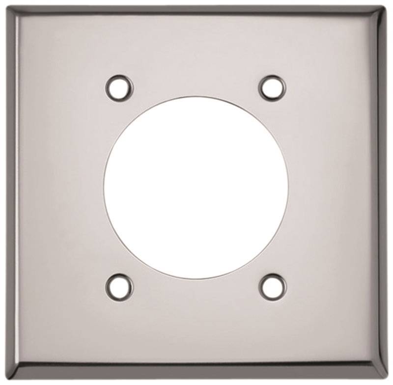 WALLPLATE 2G SGL RNG/DRYR MTL