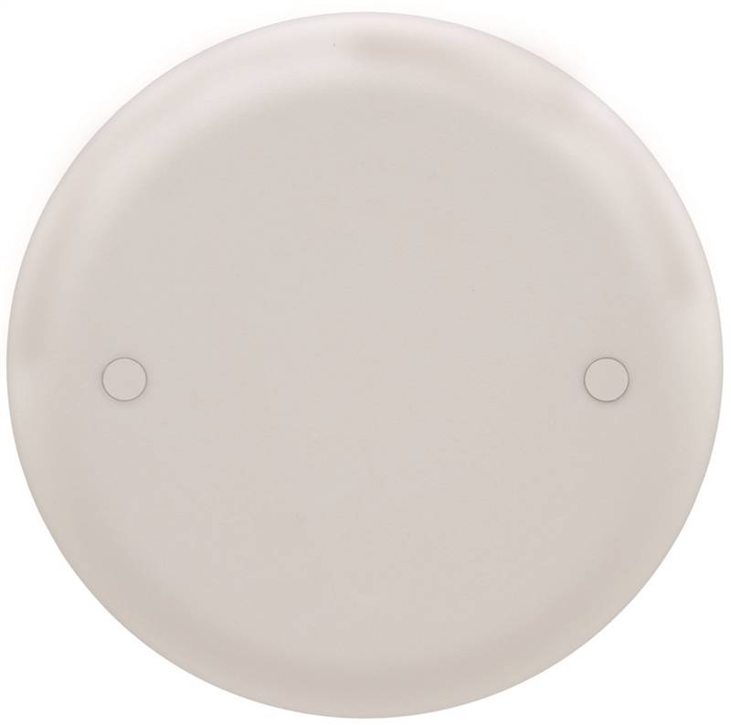 4 ROUND WHITE BLANK COVER "