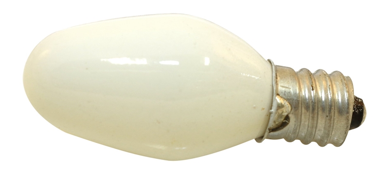 BULB NLGT WHITE CNDL C7 4W CD4