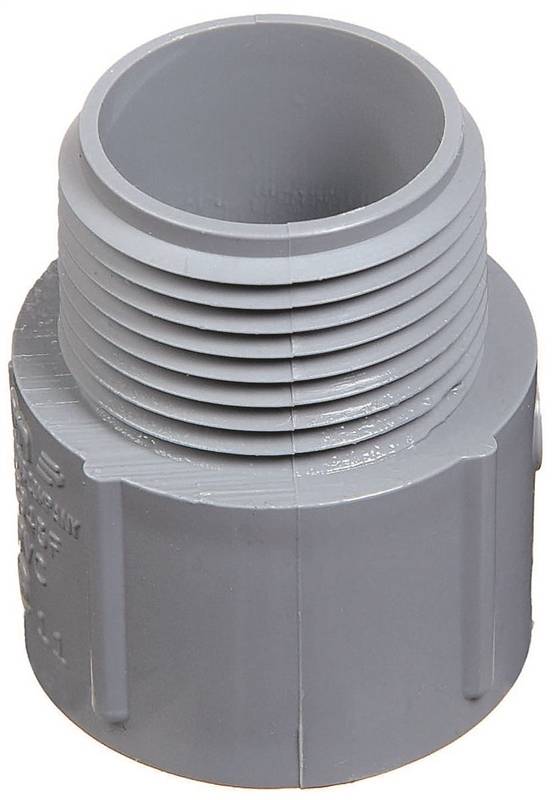 1 PVC CONDUIT MALE ADAPTER "