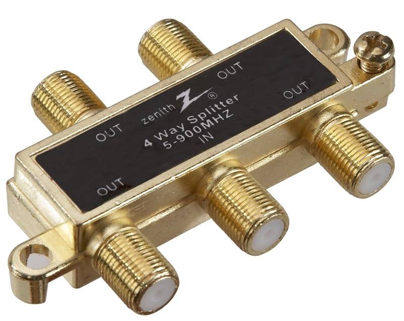 SPLITTER SIGNAL COAX 4WY 900MH