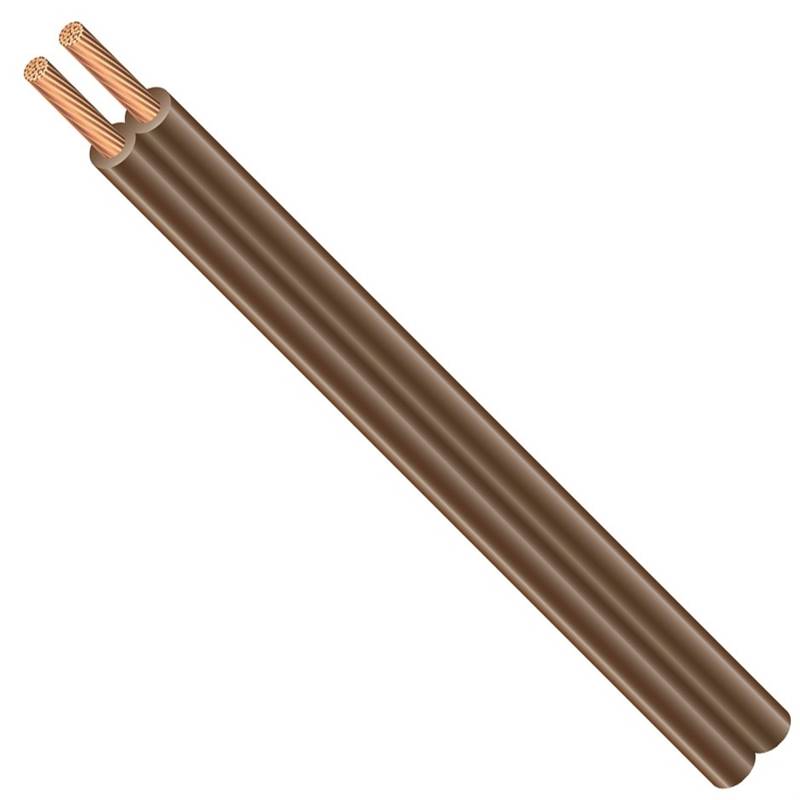 W-0200 18/2 LAMP CORD - BROWN OR 0477 WOODS