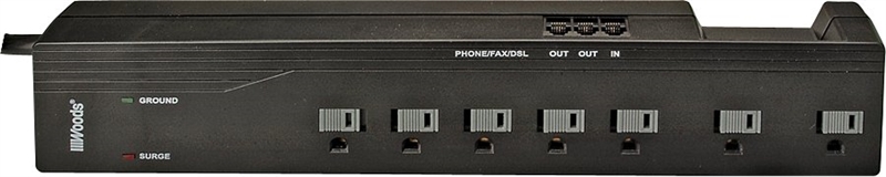 STRIP SURGE 7OUT/FAX 1085J 6FT