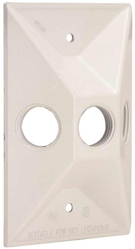 1G WHT LAMPHOLDER COVER