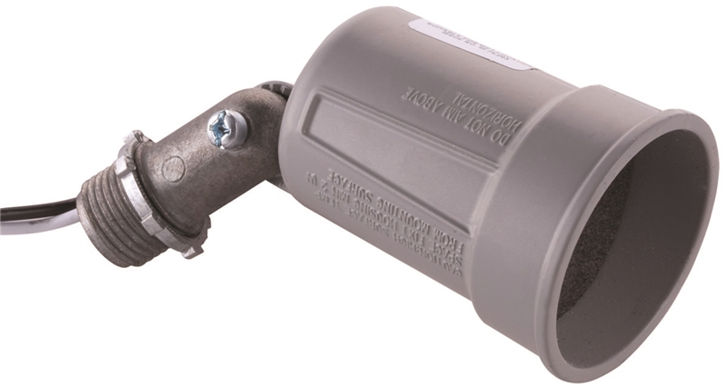 GRAY WTHRPRF LAMPHOLDER