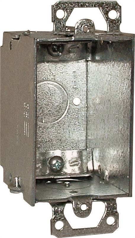 SWITCHBOX STEEL 2-1/2IN W/EARS