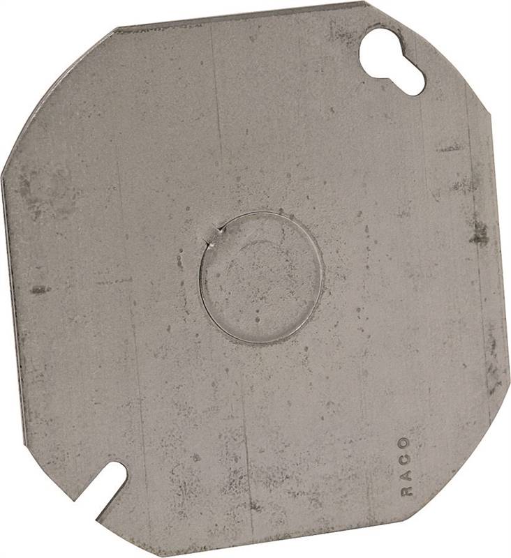 COVER BOX OCTAGON FLT 1/2KO4IN