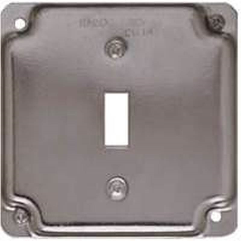 COVER BOX SQ STL EXP 1TOG 4IN