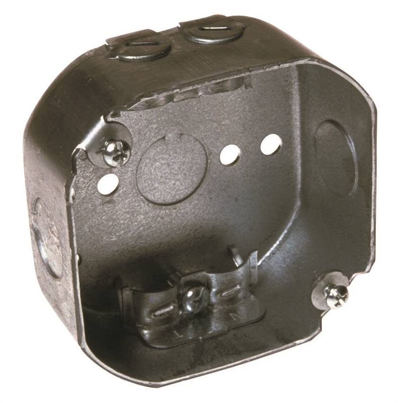 BOX OCTAGN STL CLMP 4IN 15.5CU