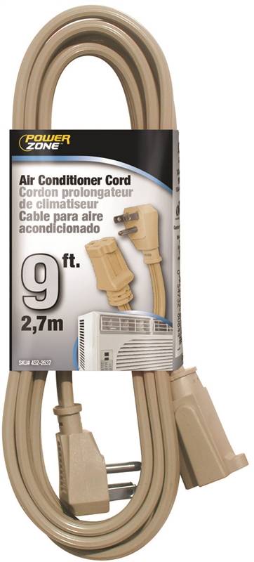 CORD EXT AC 14/3SPT-3X9FT BGE