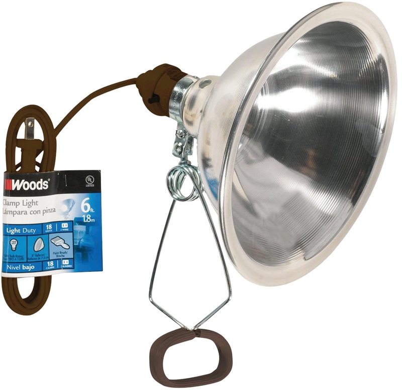 6' 18/2 SPT2 150W CLAMP LIGHT 0162