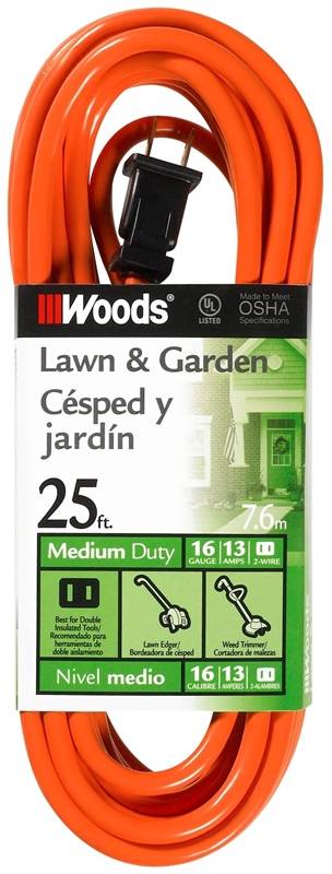 15' 16/2 SJTW 13A O/D CORD BLK