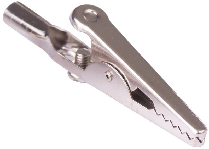 GB 14-076 2 ALLIGATOR CLIP NON -INSULATING"
