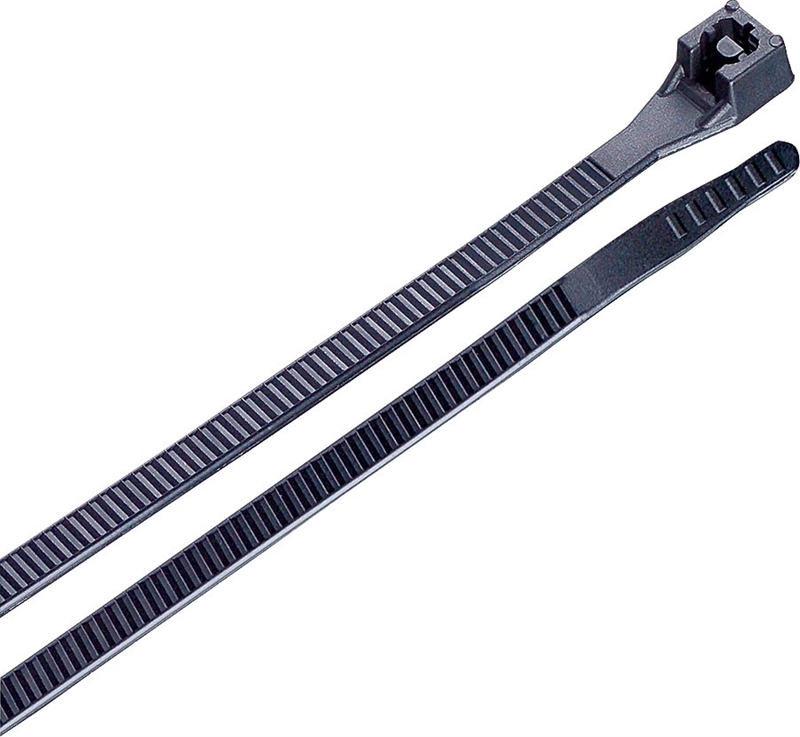 14 BLACK ZIP TIE  100/BAG NYLON CABLE TIE"