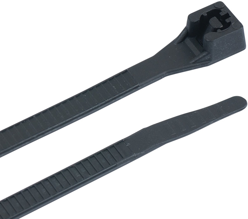 7 WHITE ZIP TIE  100/BAG NYLON CABLE TIE"