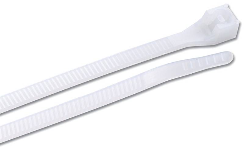 7-3/4 WHITE ZIP TIE 20/BAG NYLON CABLE TIE"