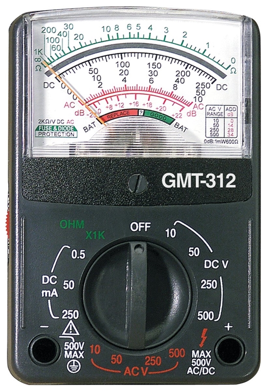 GB GMT-312 12-RNG ANALOG TESTER