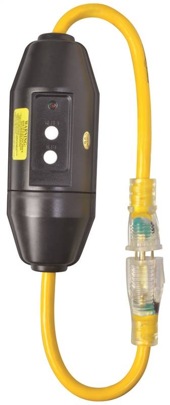 CORD EXT GFCI 12/3SJTW X 2' YEL YELLOW
