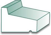 1-1/8 X 1-5/8 WOOD DRIP CAP 8926
