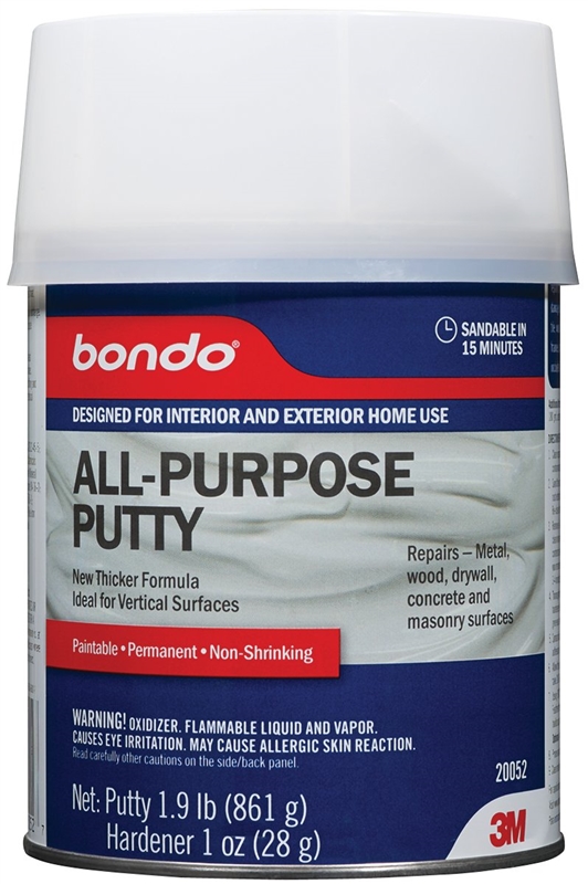 BONDO ALL PURPOSE PUTTY QT