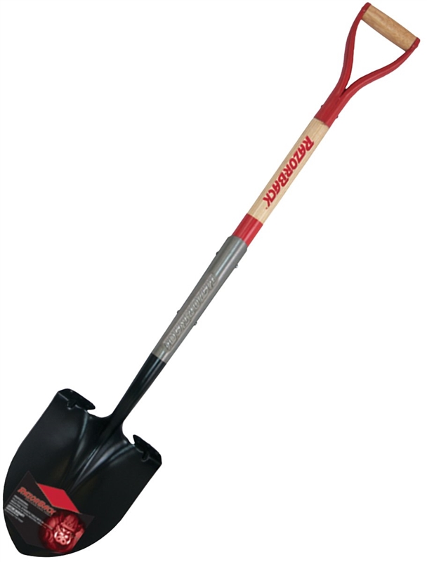 DH ROUND PT RAZOR BACK SHOVEL D-GRIP