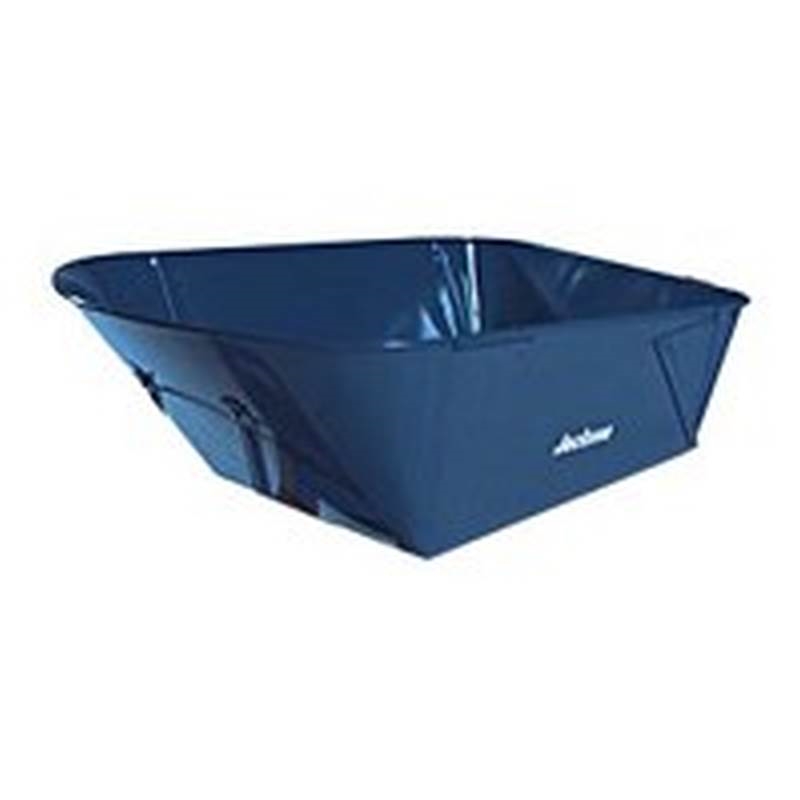 6 CUFT STEEL CONTRACTOR BLUE WHEELBARROW   M11T22
