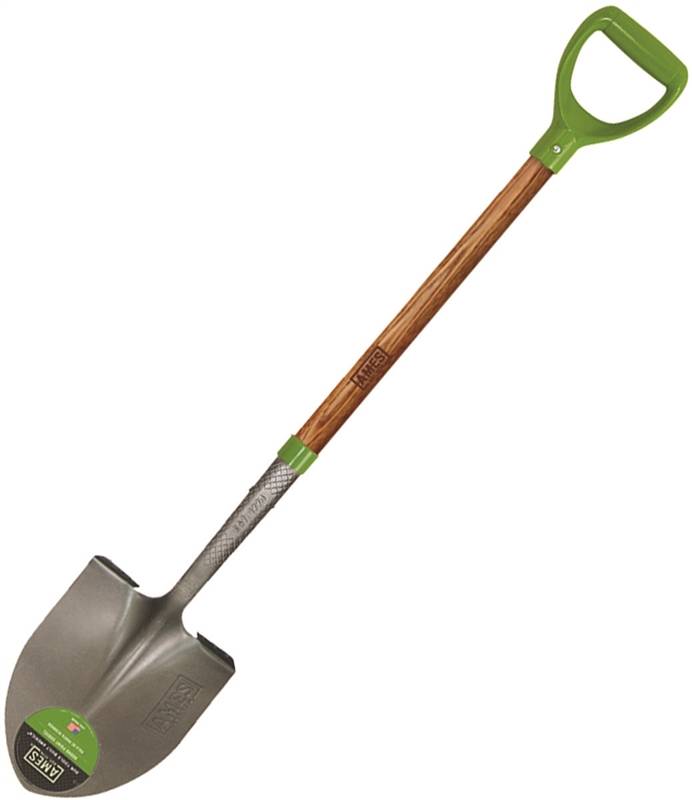 DH ROUND PT WOOD HANDLE SHOVEL D-GRIP