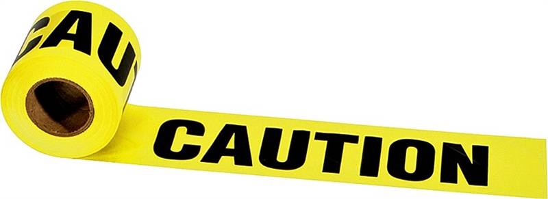 3X300' CAUTION BANNER TAPE "