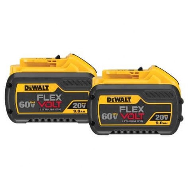 Dewalt 60v Max Battery 9.0a 2pk Flexvolt 20/60v Dcb609-2