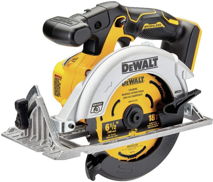 Dewalt 6-1/2 Bare Circular Saw 20v Tool Only"