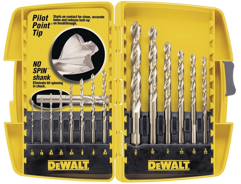 DEWALT 1169 14PC DRILL BIT SET