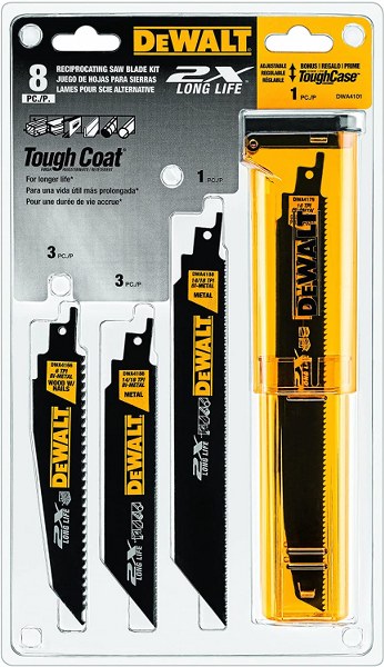DEWALT 8PC 2X RECIP BLADE SET