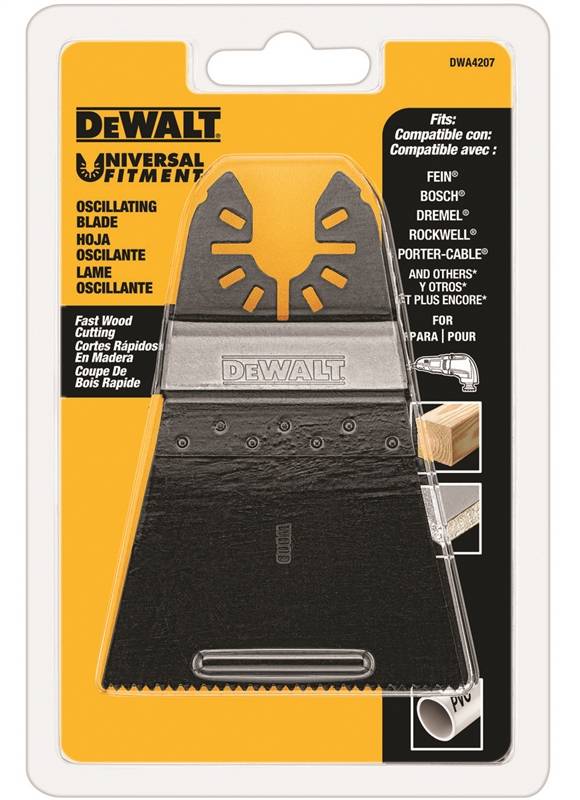 DEWALT WIDE OSCILLATING FASTCUT WOOD BLADE