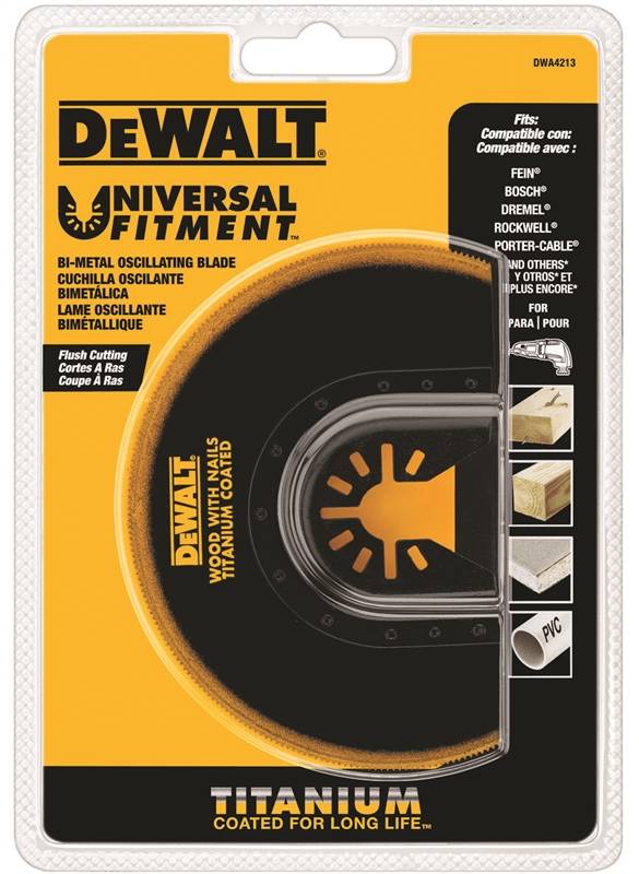 DEWALT TITANIUM OSCILLATING FLUSH CUT BLADE
