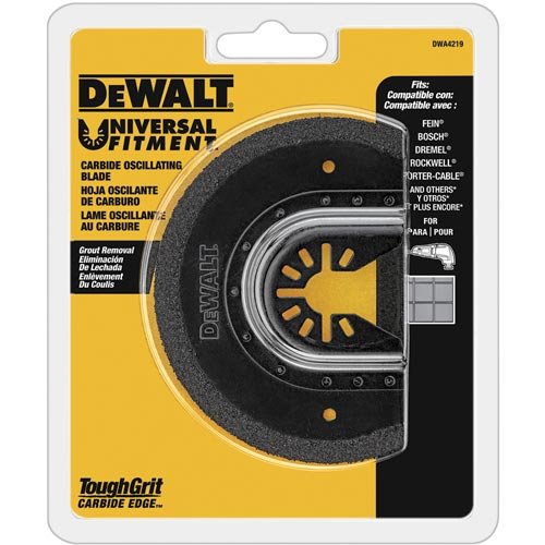 DEWALT OSCILLATING CARBIDE GROUT REMOVAL BLADE